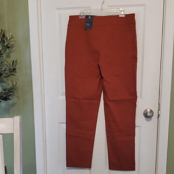 Casual/Dressy JM Collection Rust Ankle Pants - Picture 3 of 7